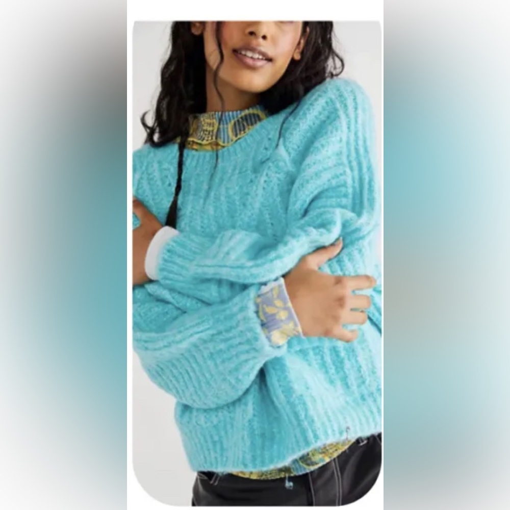 🌺Free People Carter Pullover🌸🌺 - Picture 1 of 12